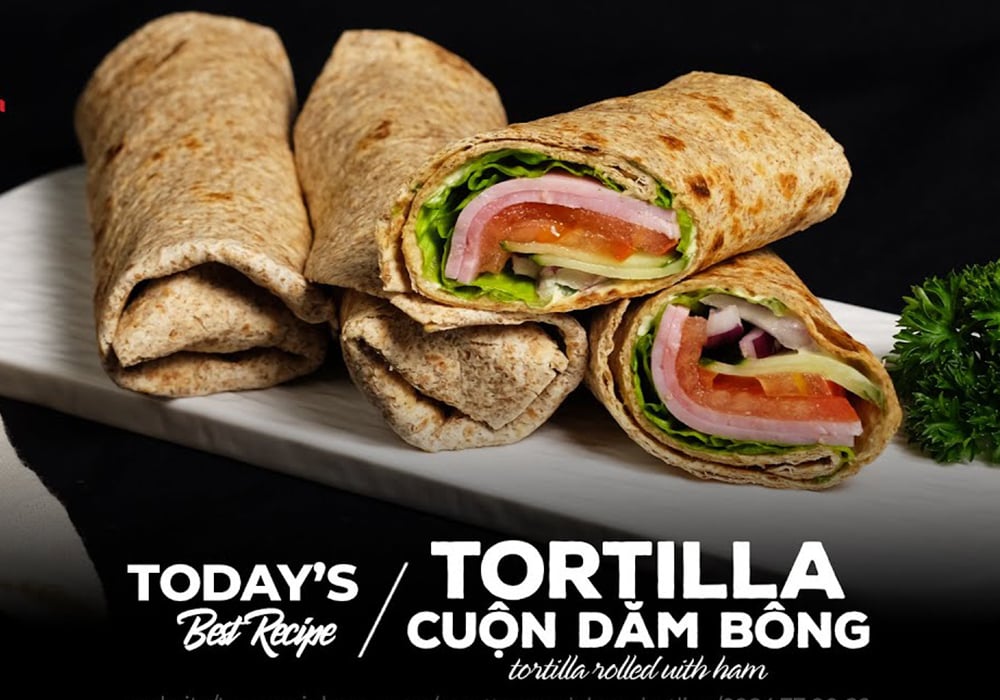 Các món dùng tortilla làm nền